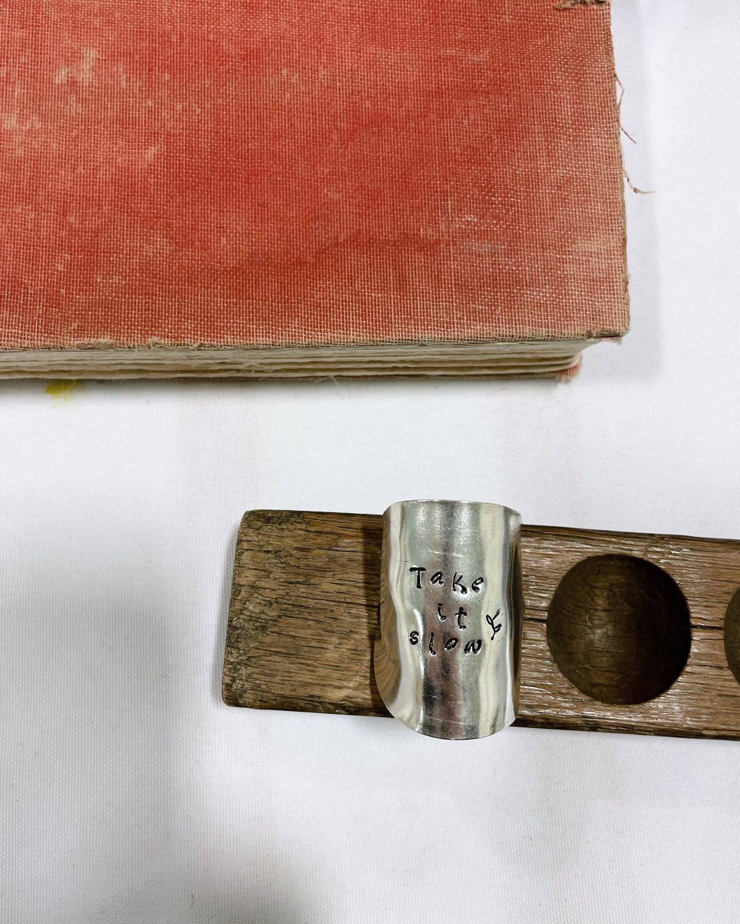 Stamped shield rings ✨🥄