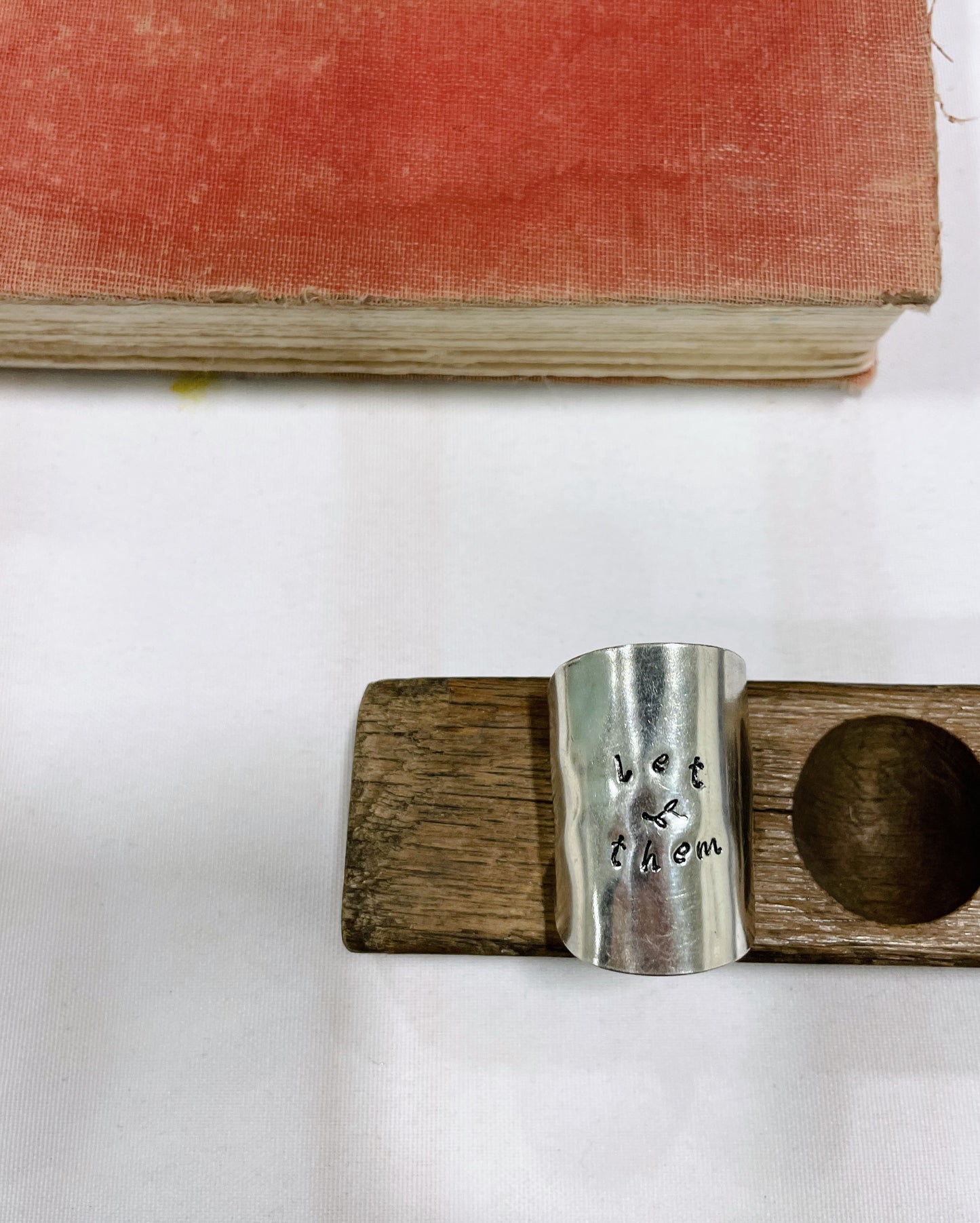 Stamped shield rings ✨🥄