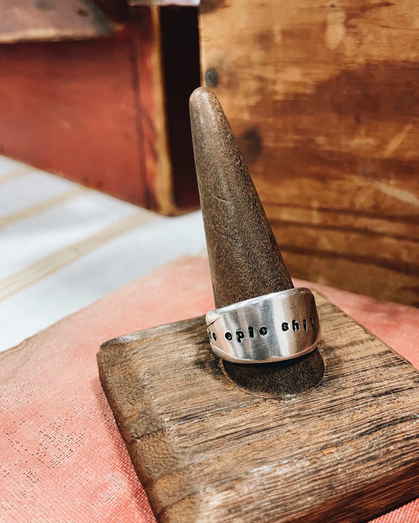 Stamped spoon ring ✨🥄