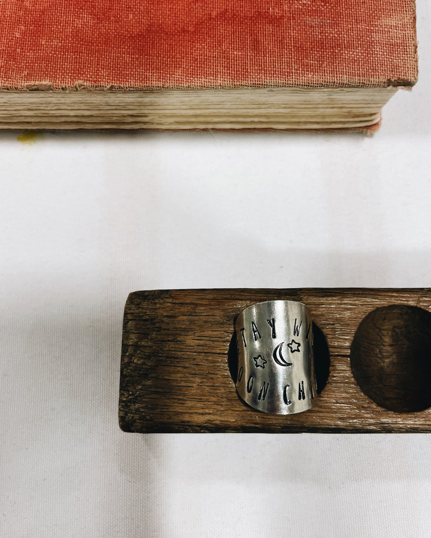 Stamped shield rings ✨🥄