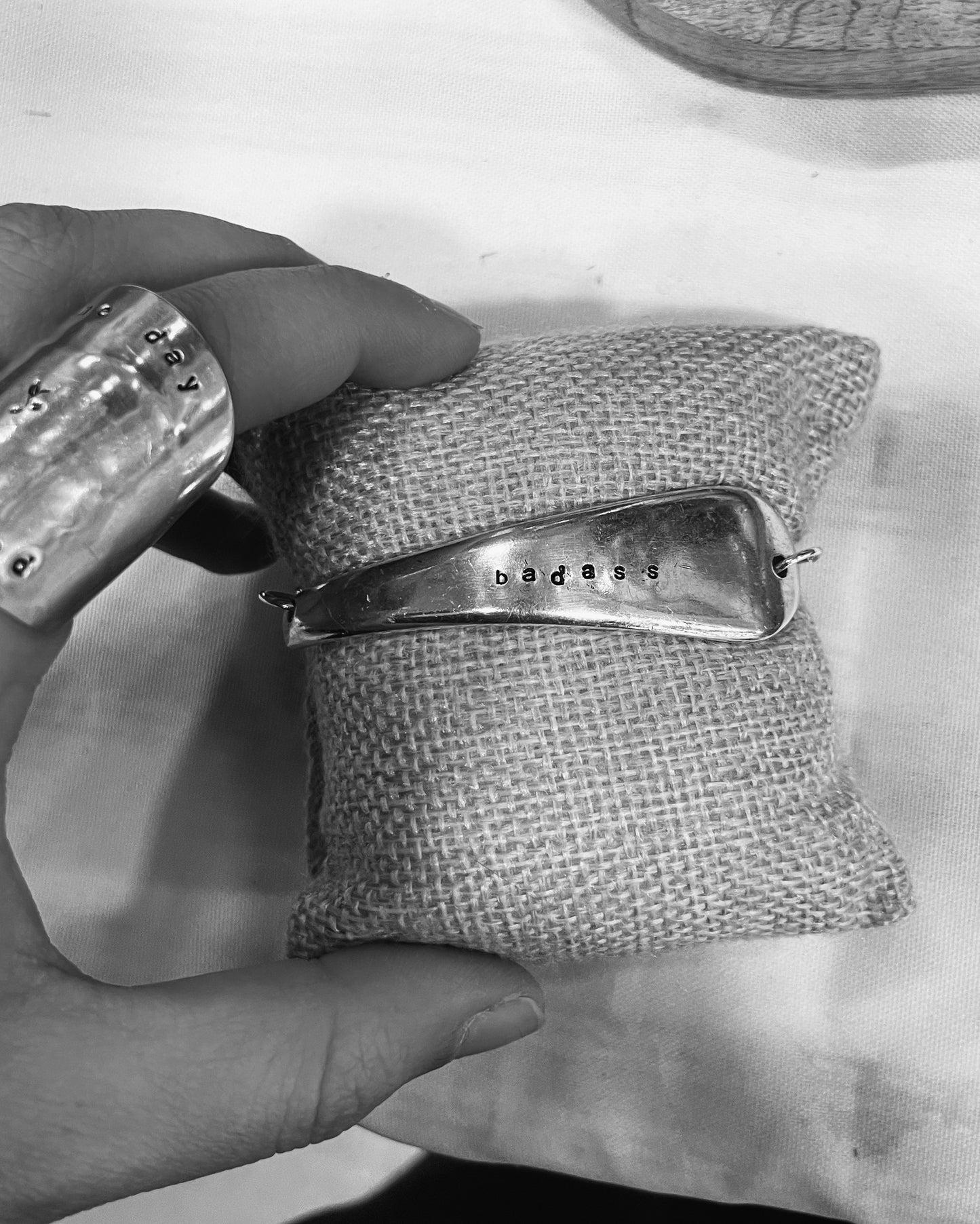 Stamped spoon bracelet! 🫶🏼