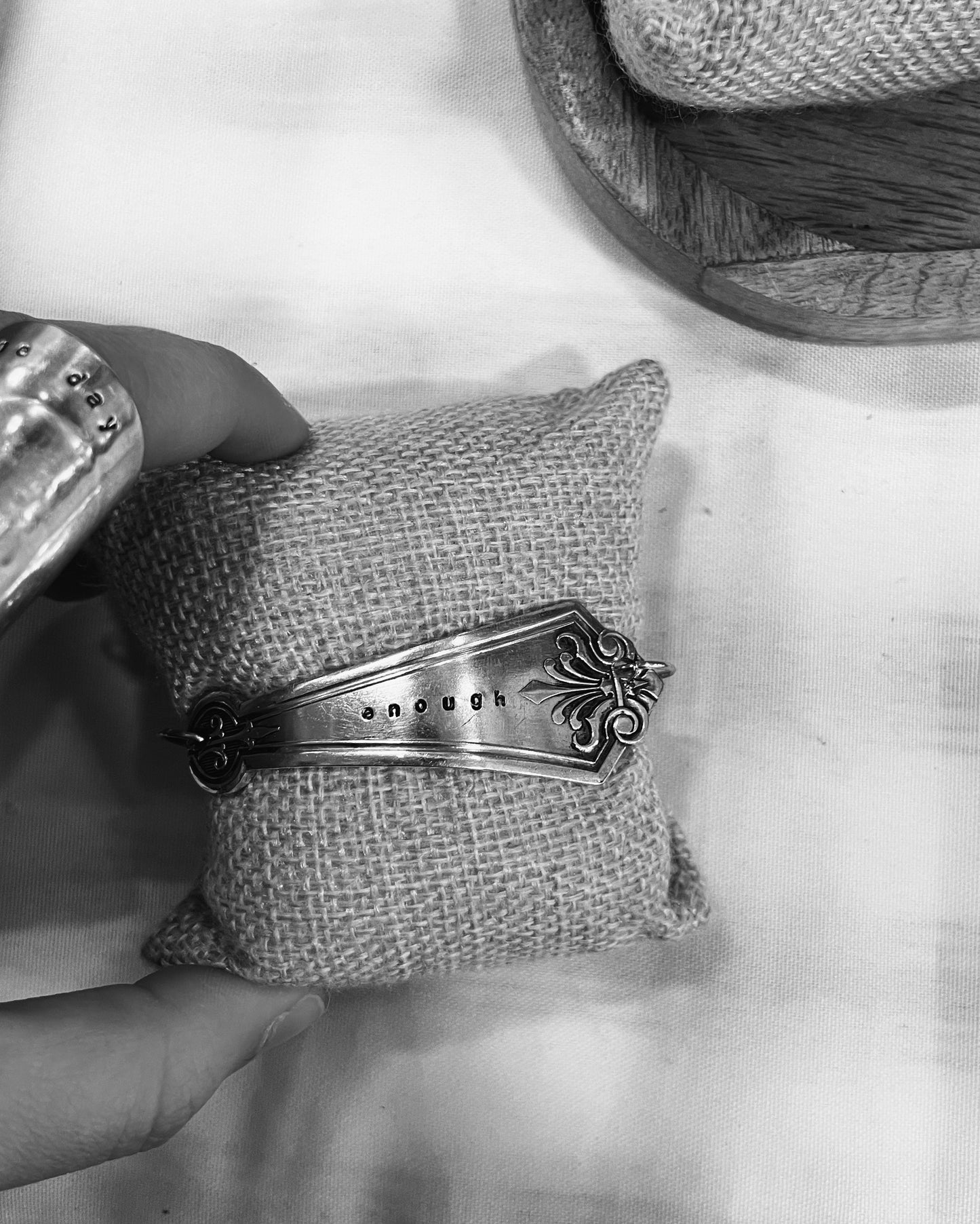 Stamped spoon bracelet! 🫶🏼