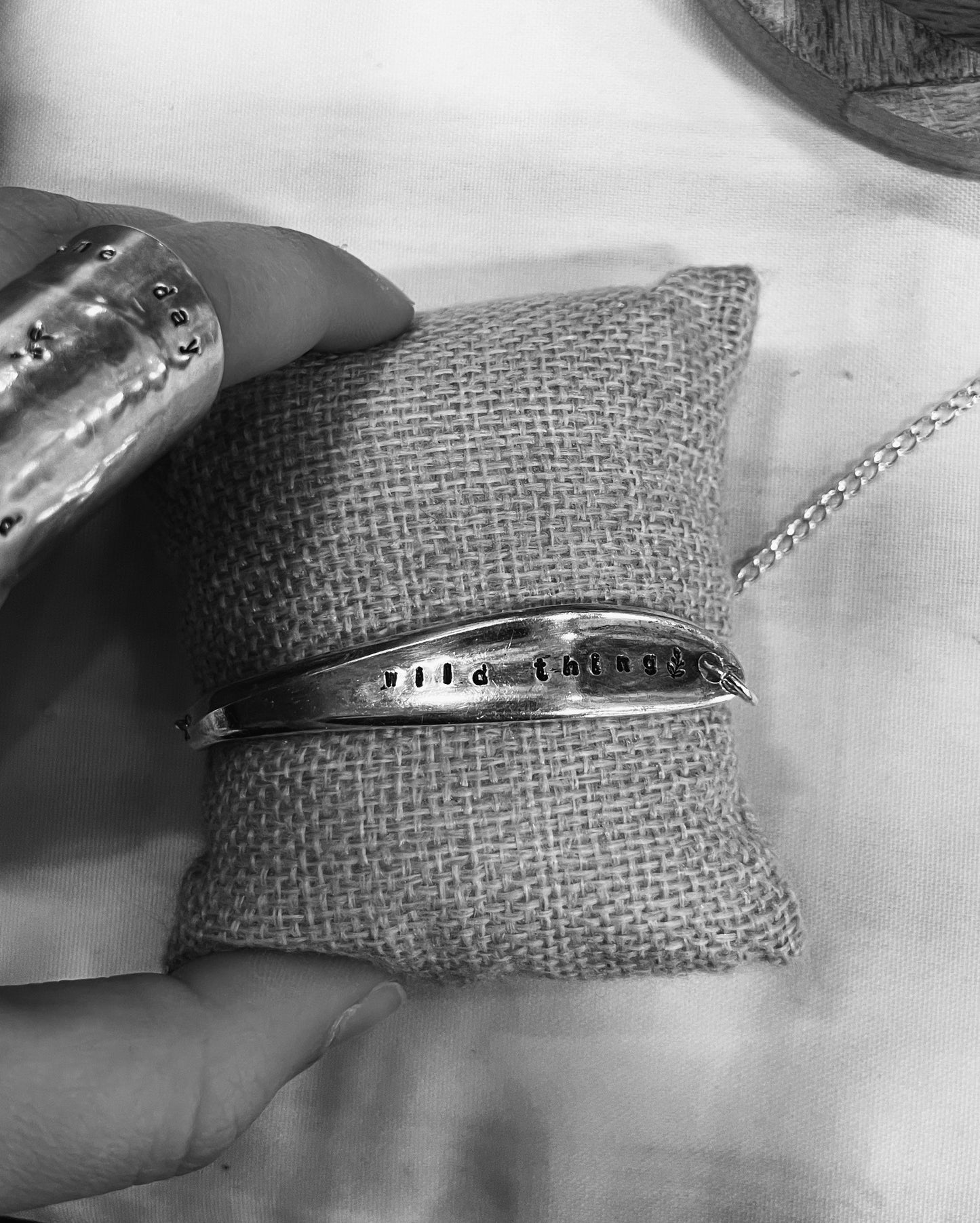 Stamped spoon bracelet! 🫶🏼