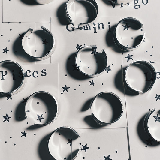 Custom horoscope ring