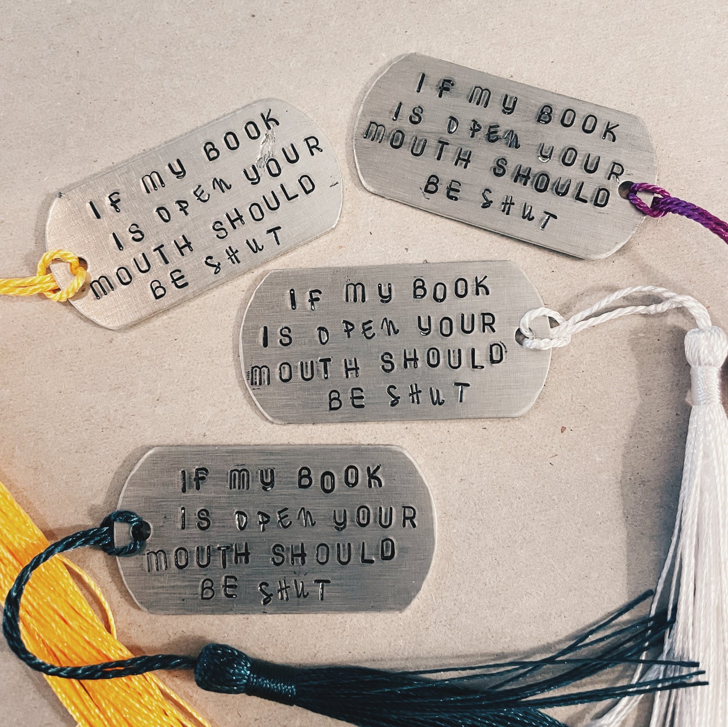 BOOKMARKS! You pick quote & color! 📚